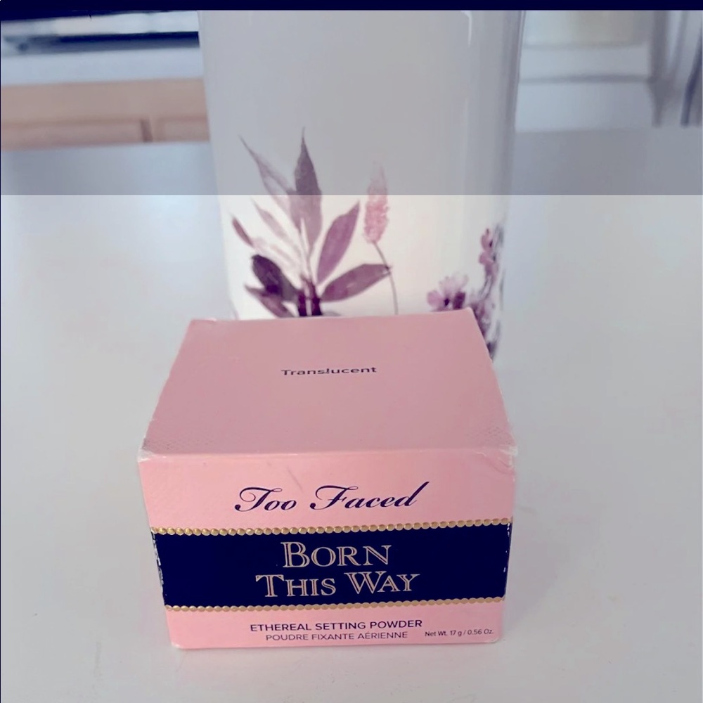 Two faced/tarte setting powder  pot eyeshadow